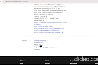 build local SEO citations, link in bio page, and landing page for your business