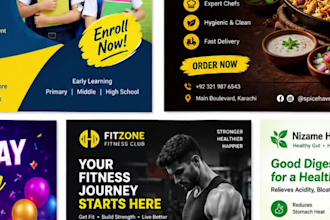 design professional and eye catching flyers