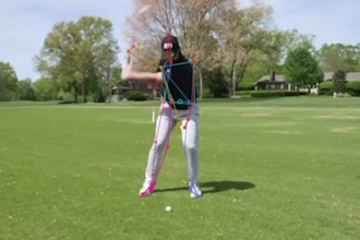 analyze your golf swing using slow motion and biomechanics