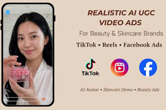 create ai ugc video ads for beauty brands