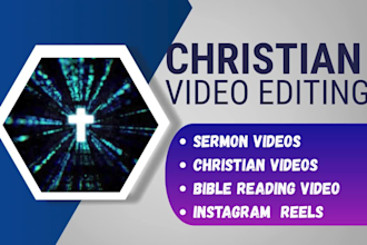 edit christian video for church sermons ministry podcast bible videos