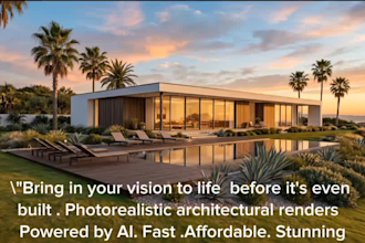 create photorealistic ai architectural visualizations