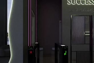 design gym or fitness center with photorealistic rendering