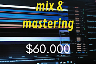 mezcla y mastering con la mejor calidad