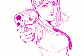 draw custom digital illustration