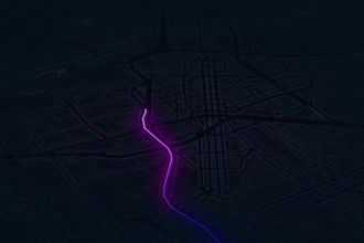 create cinematic map animation and travel route videos