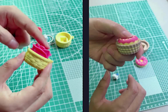 design custom 3d fidget clicker model flexi toy 3d keychain 3mf stl for 3d print