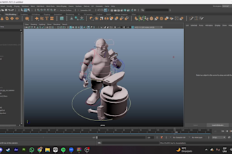 rig your 3d character, objects for videogames
