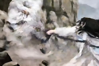 create epic anime music video with a thrilling cyberpunk fighting scene