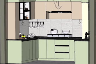 do professional 3d interior design and realistic rendering