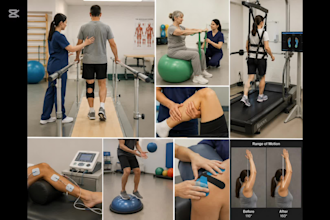 design professional medical and physiotherapy infographics