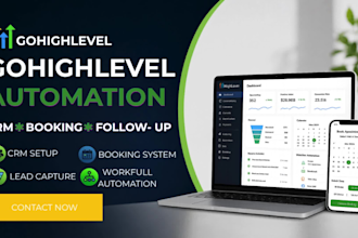 build gohighlevel automation crm automation workflow and booking appointment
