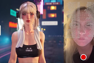rig and record 3d livelink avatar,facial rig,52 arkit blendshapes,rig vrm model