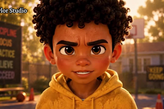 3d pixar style ai animation 3d ai storytelling cartoon disney 3d pixar animation