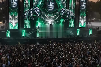 create ai vj loops stage show led screen content dj visuals ai concert visual