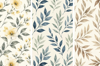 create seamless floral, tropical for fabric print