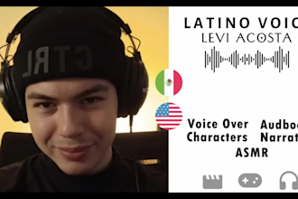 voiceover, dubbing, and narration for your brand or project