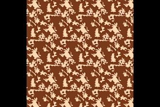 create aesthetic seamless pattern design for fabric,