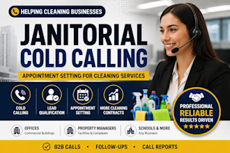 janitorial cold calling b2b cold calling appointment real estate cold calling