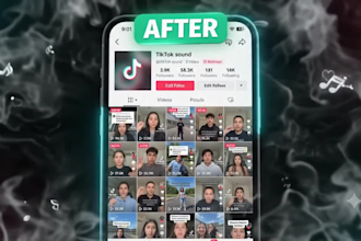 create 500 posts on tiktok using your sound or music, create tiktok dance video
