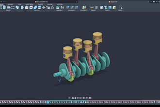 make mechanical 3d models based on measured 2d drafts