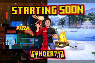 design animated starting soon brb offline stream screens for twitch kick youtube
