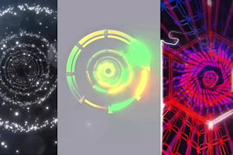 create 4k vj loops, concert visuals and led wall content for dj and events