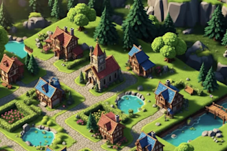 isometric 2d game map, pixel art game assets isometric tilemap isometric tileset