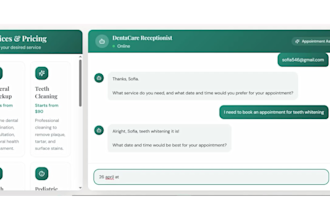 build an ai receptionist and appointment booking system using n8n make