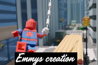 create lego animation, stop motion videos and cinematic lego scenes