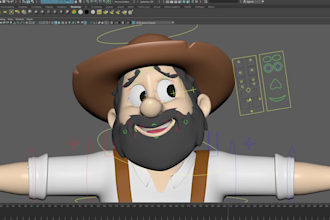 do character rigging and 3d models rigging professionally