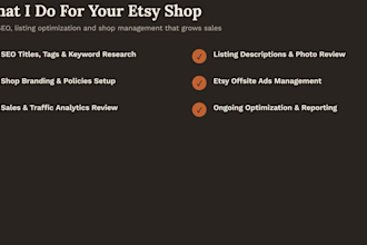 write etsy listing titles tags and descriptions with etsy seo keyword research