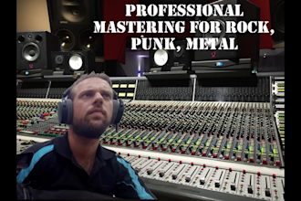 master your rock, metal or punk songs as a pro mastering engineer