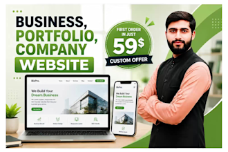 develop a premium wordpress portfolio and business site