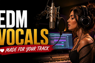 sing professional female vocals and toplines for edm house and dance music