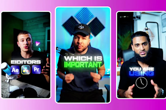 create instagram reels, youtube shorts, tiktok shorts, and facebook reels