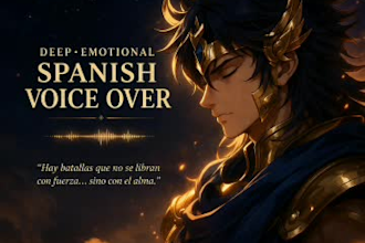 record a deep emotional spanish voice over