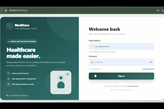 build a custom laravel web application