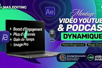 je vais monter vos vidéos youtube et podcasts