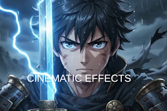create professional amv 4k anime music video edit