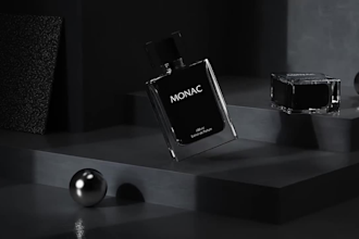 create 3d perfume bottle animation perfume product video ai commercial video