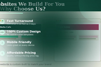 build a custom website for your business using ai