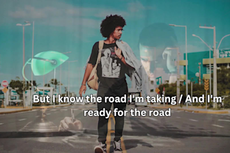 generate story telling lyrics video and metal song lyrics HD video