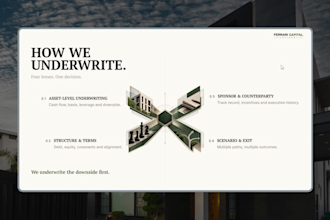 design real estate pitch deck and property presentation