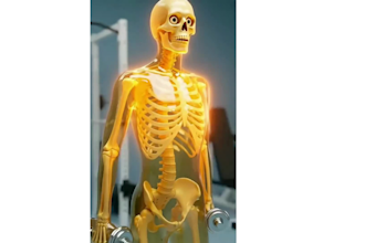 create dr data style ai skeleton animation long and short
