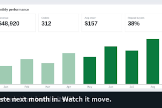 create a custom excel spreadsheet or dashboard