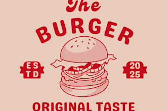 create a modern minimalist food logo for your business