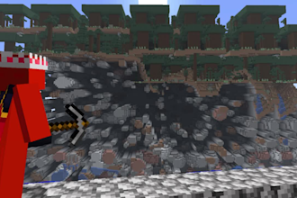 make a minecraft thumbnail