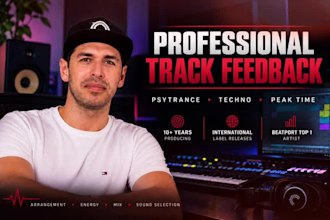 give professional feedback on your electronic music track