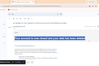 clean ebay data remove suspended account traces and reset store